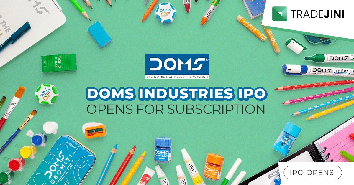 Read more about the article DOMS Industries IPO opens for subscription