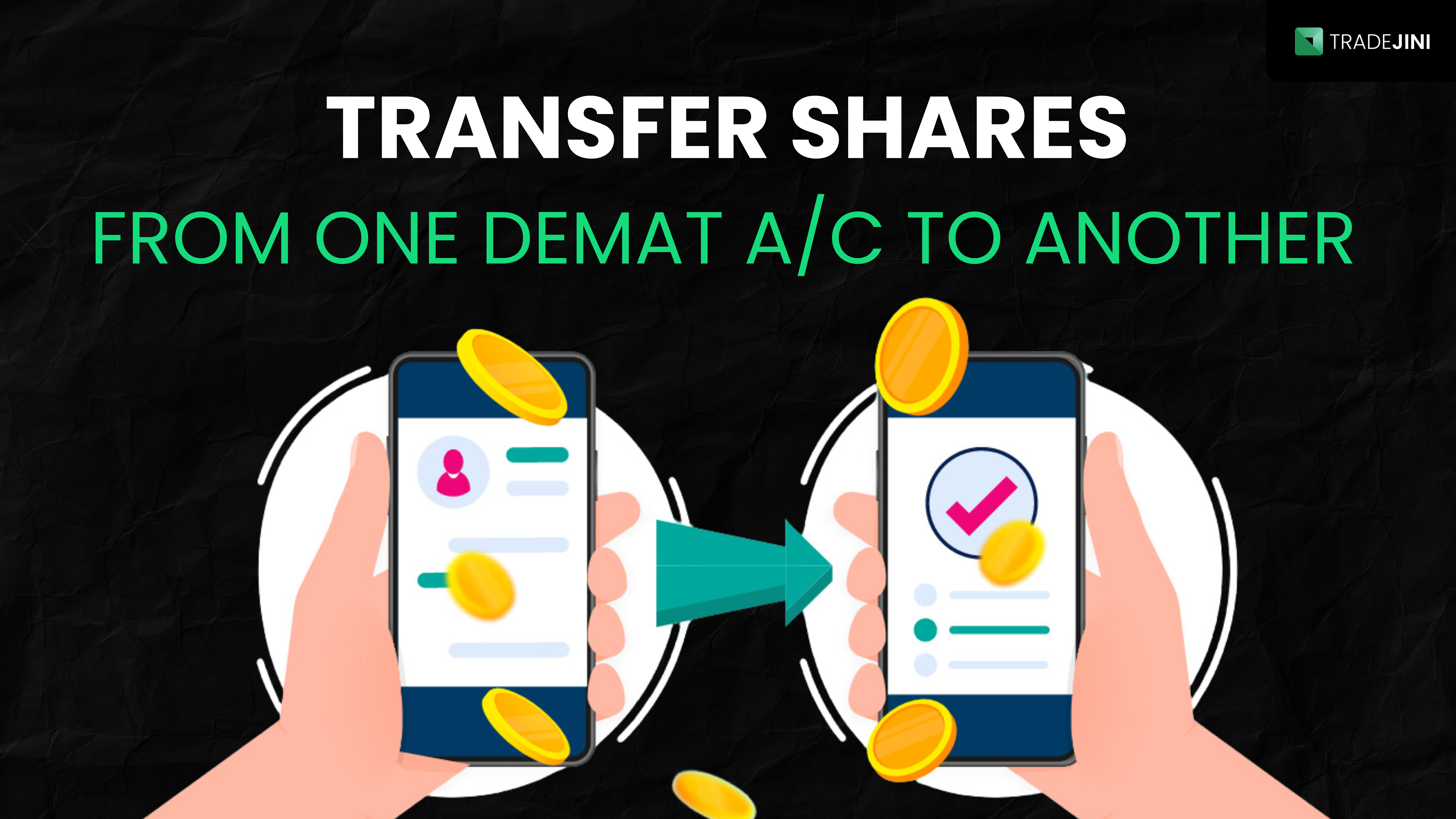 how to transfer shares from one demat account to another