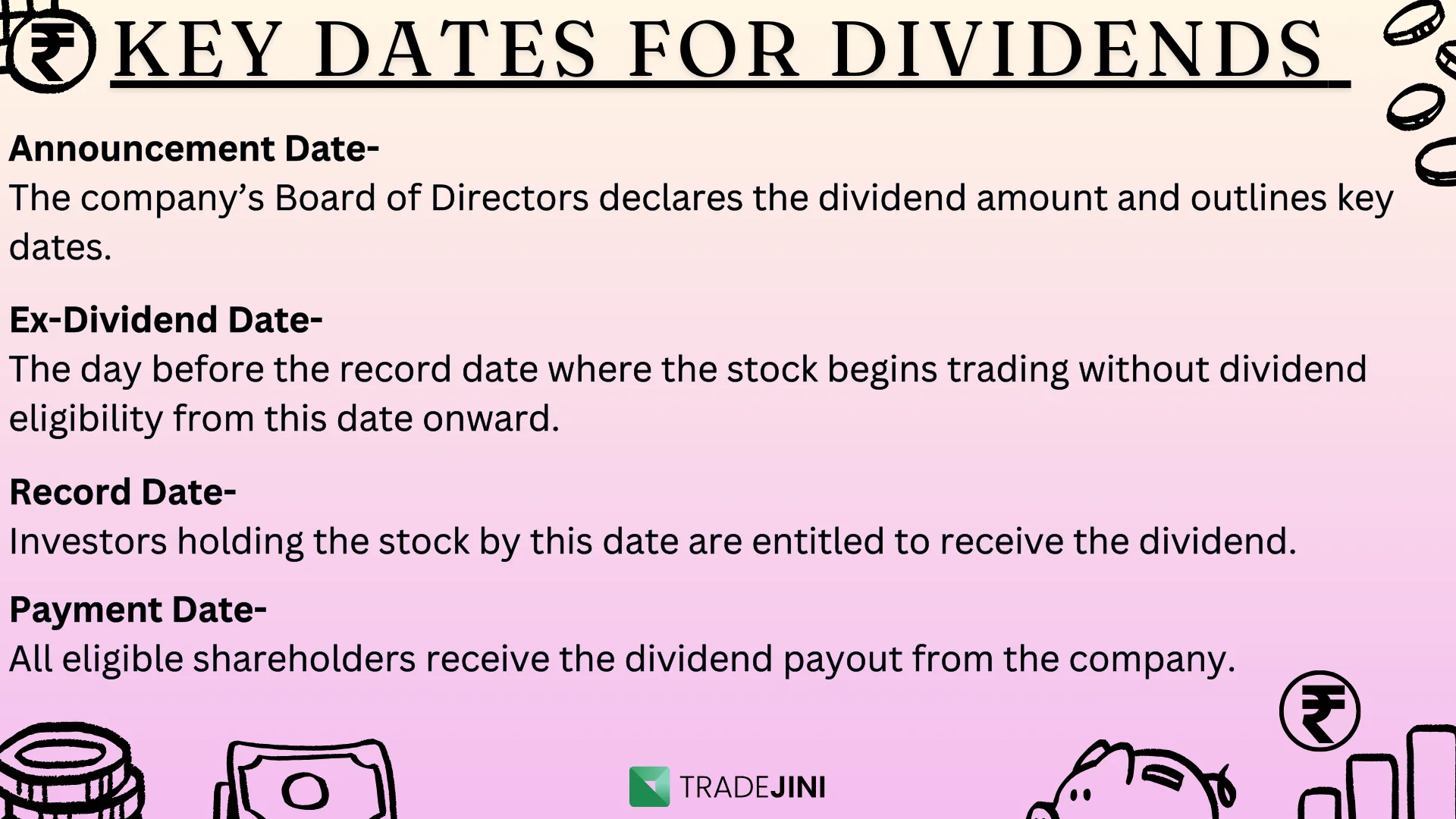 Dividend dates